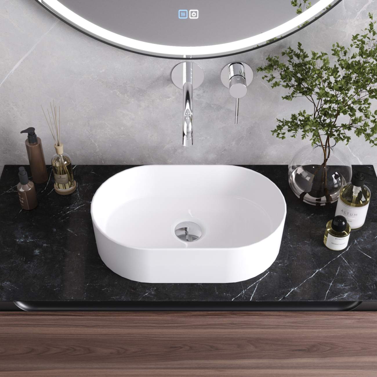 Раковина Cezares CZR-6576 46 см белый