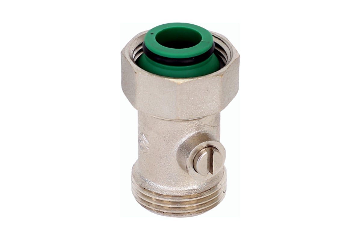 Кран для нижнего подключения MVI прямой, с шаровым затвором 3/4"x3/4" TR.440.0505