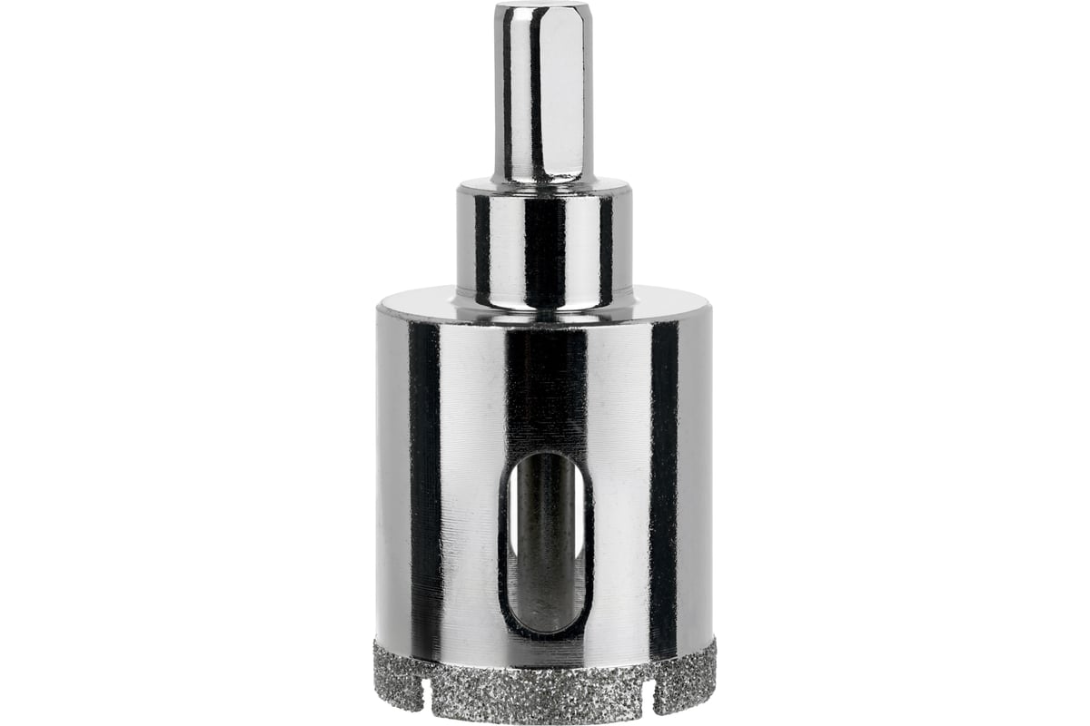 Коронка алмазная по керамограниту и керамике с центрирующим сверлом 35 мм Diamond Industrial DIDCSC035