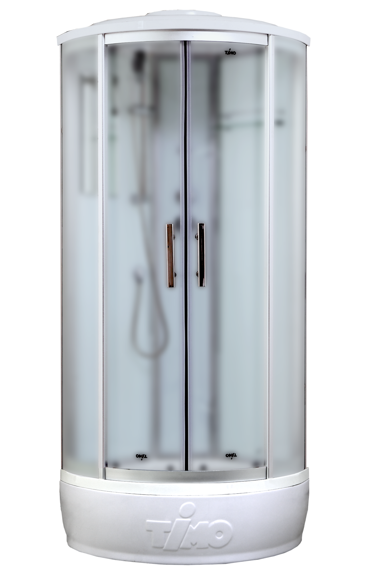 Душевая кабина Timo Standart T-6680SF Silver Fabric 80x80, без г/м, матовые стекла, хром