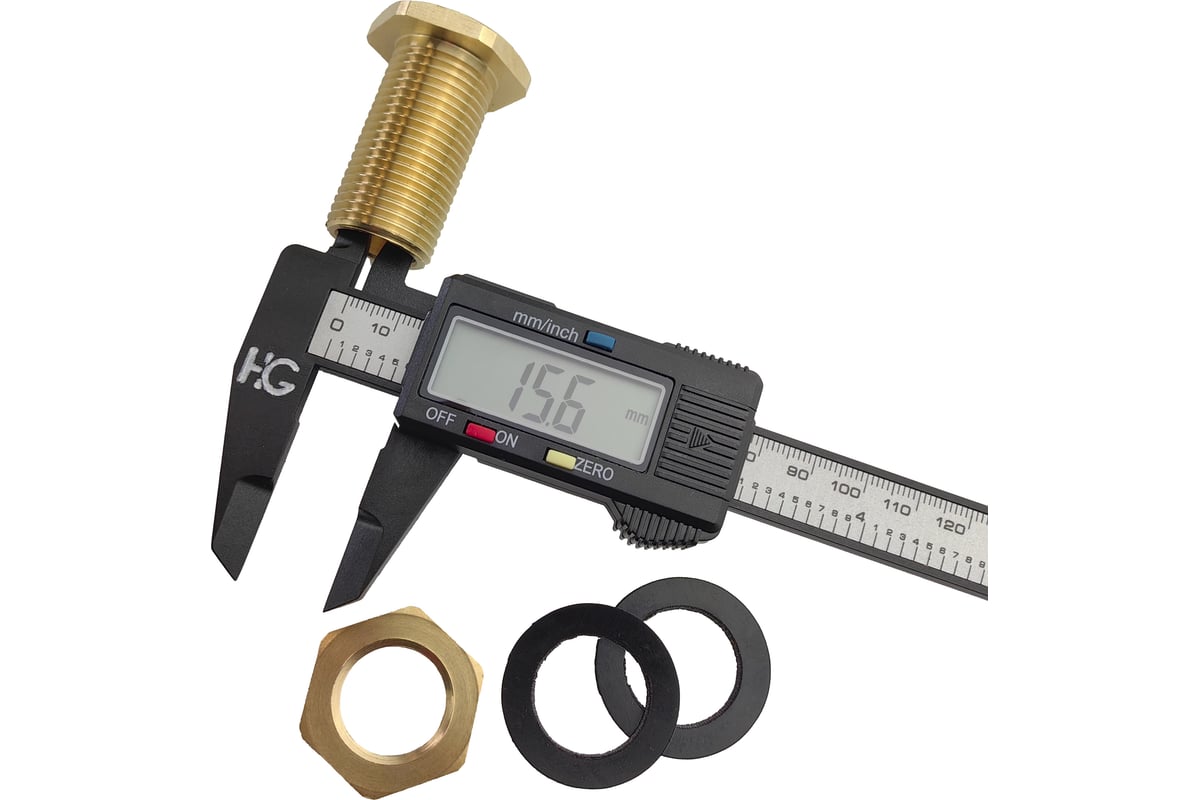 Штуцер для врезки в бочку 1/2" НР HG 1896103