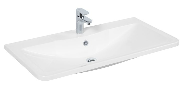 Тумба с раковиной BelBagno Albano 120 см напольная, Bianco Lucido