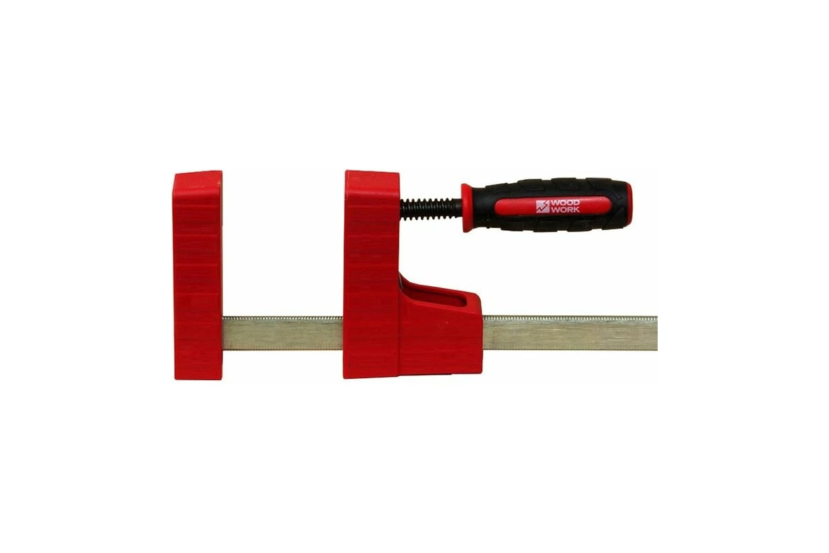 Параллельная струбцина WOODWORK 600x80 мм, усилие прижима 150 кг PCL-6080
