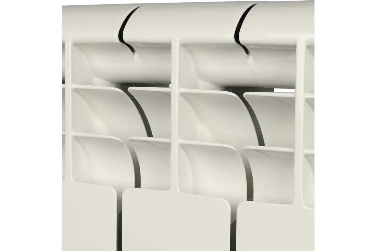 Алюминиевый радиатор Rommer Profi 500 AL500-80-80-100 12 секций RAL9016 82486
