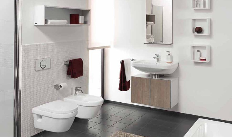 Подвесной унитаз Villeroy&Boch Architectura 5684H101 (с сиденьем) ободковый