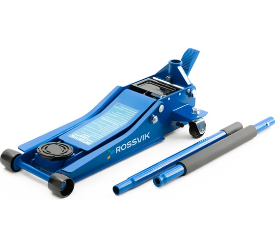 Подкатной домкрат Rossvik V3 LOW PROFILE с педалью, г/п 3 т, 75-505 мм PEDAL TH32505B