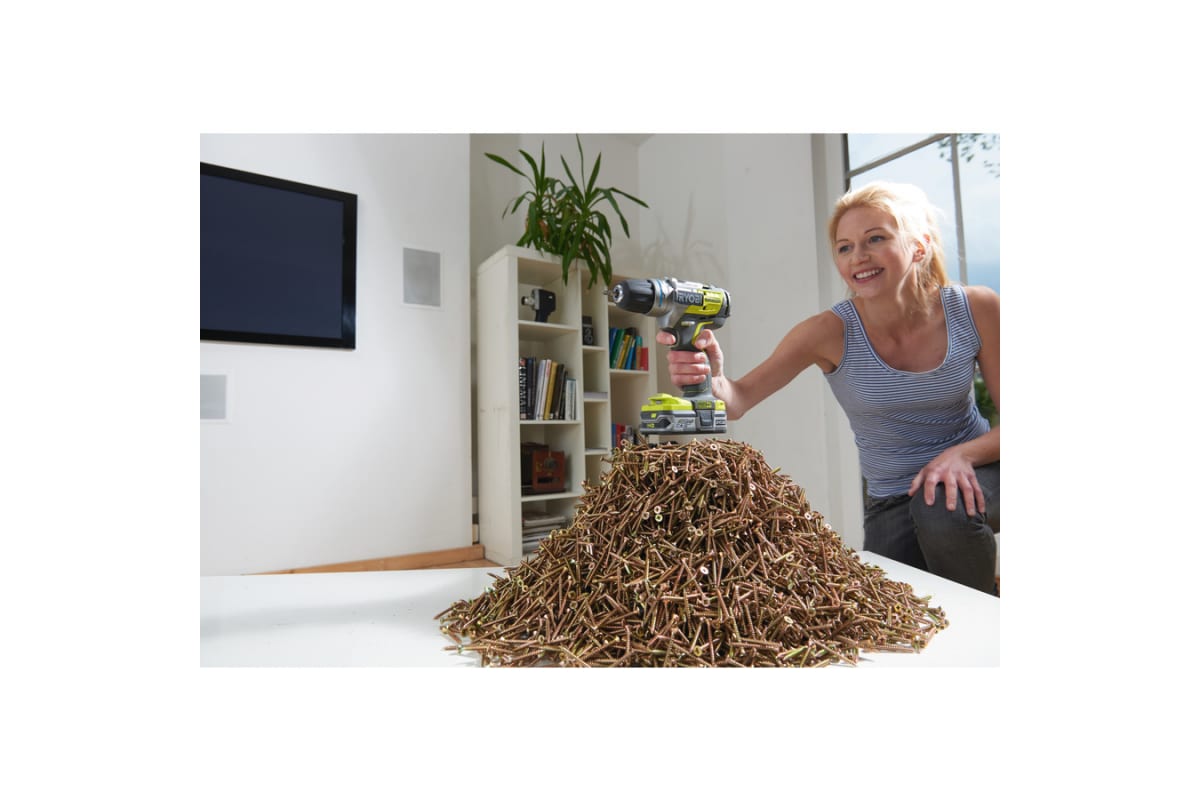 Бесщеточная ударная дрель-шуруповерт Ryobi ONE+ R18PDBL-0 5133002438