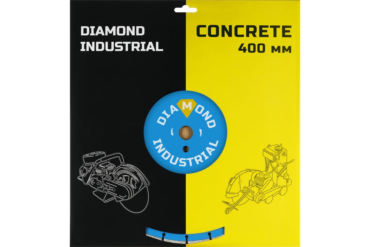 Диск алмазный сегментный по бетону (400х25.4 мм) Diamond Industrial DIDC400