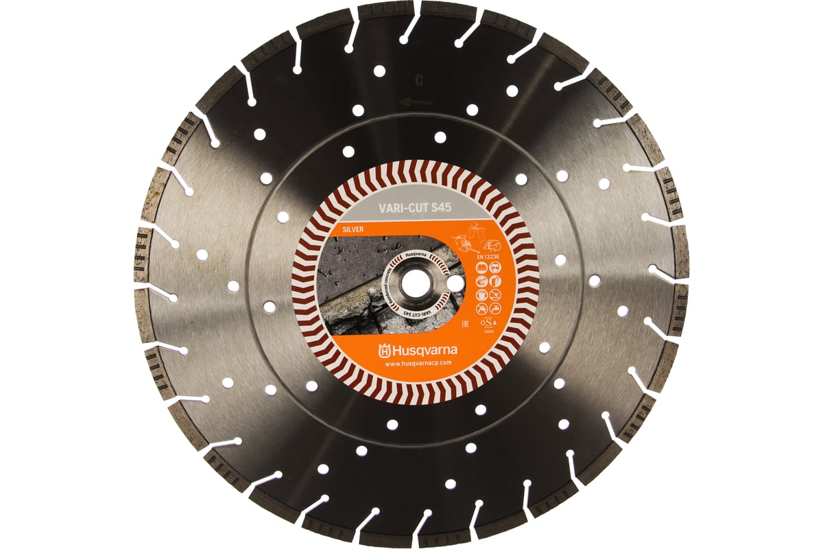 Алмазный диск 400х25.4/20.0 мм Husqvarna Construction VARI-CUT S45 5798174-30