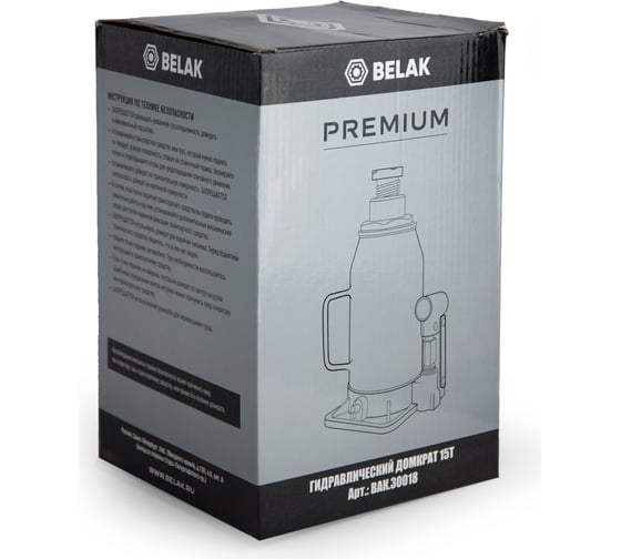 Гидравлический домкрат БелАК PREMIUM 15 т BAK.30018
