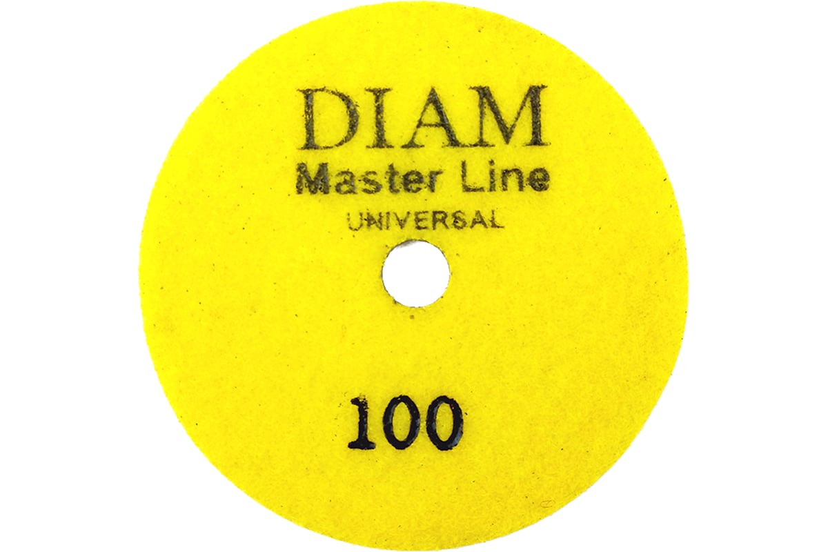 Круг алмазный гибкий шлифовальный Master Line Universal (100х15 мм; №100; сухая/мокрая) Diam 624