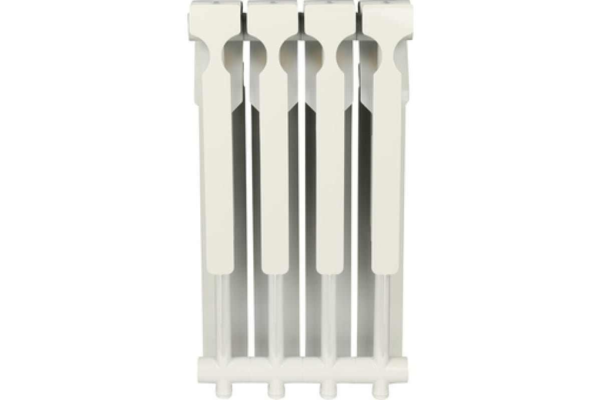 Алюминиевый радиатор Rommer Plus 500 4 секции RAL9016 89562