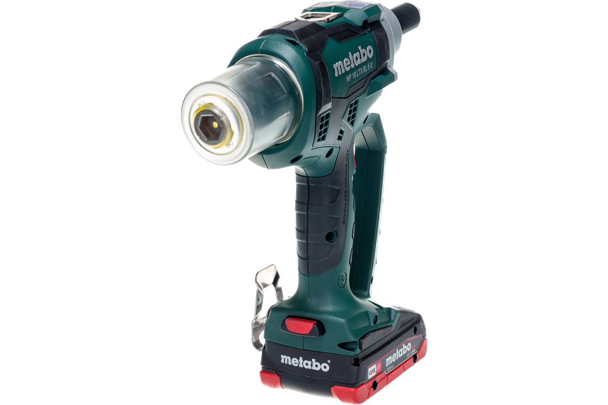 Аккумуляторный заклепочник Metabo NP 18 LTX BL 5.0 619002800