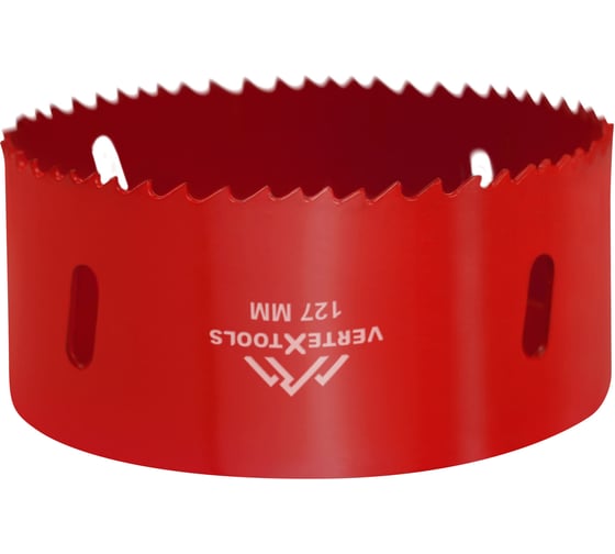 Коронка биметаллическая по металлу 127 мм Vertextools 2525-127