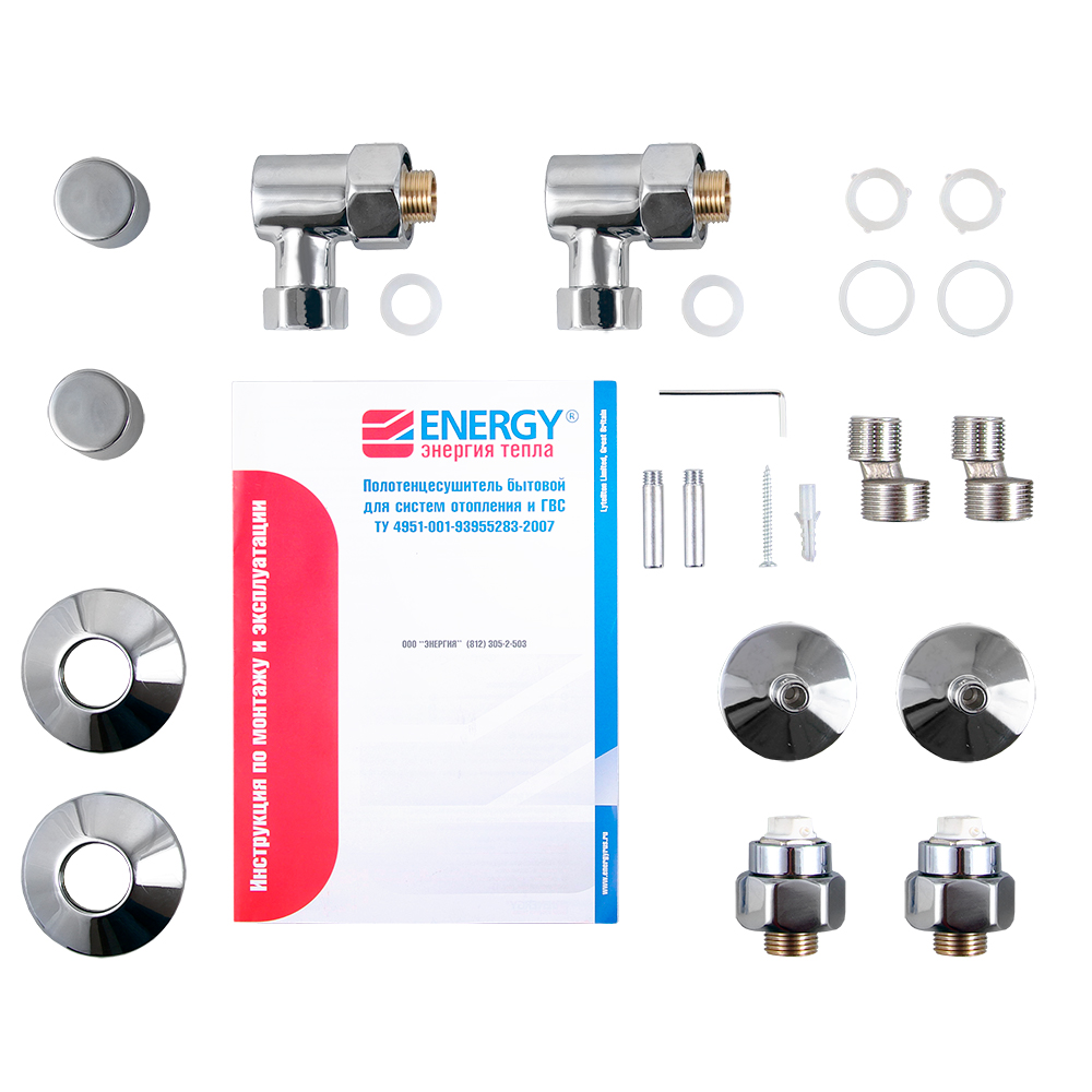 Полотенцесушитель водяной Energy Classic 60x30 см