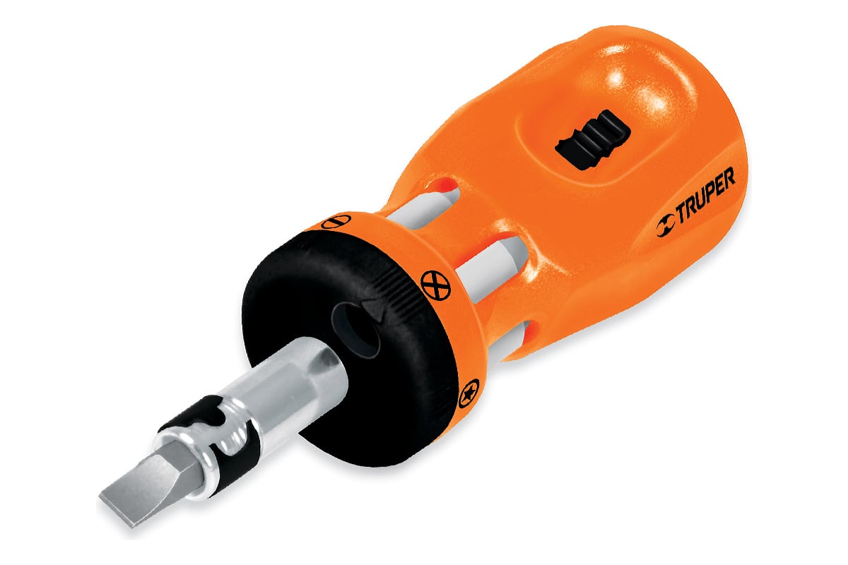 Миниотвертка с храповым механизмом плюс Truper DTROM-12B 10494