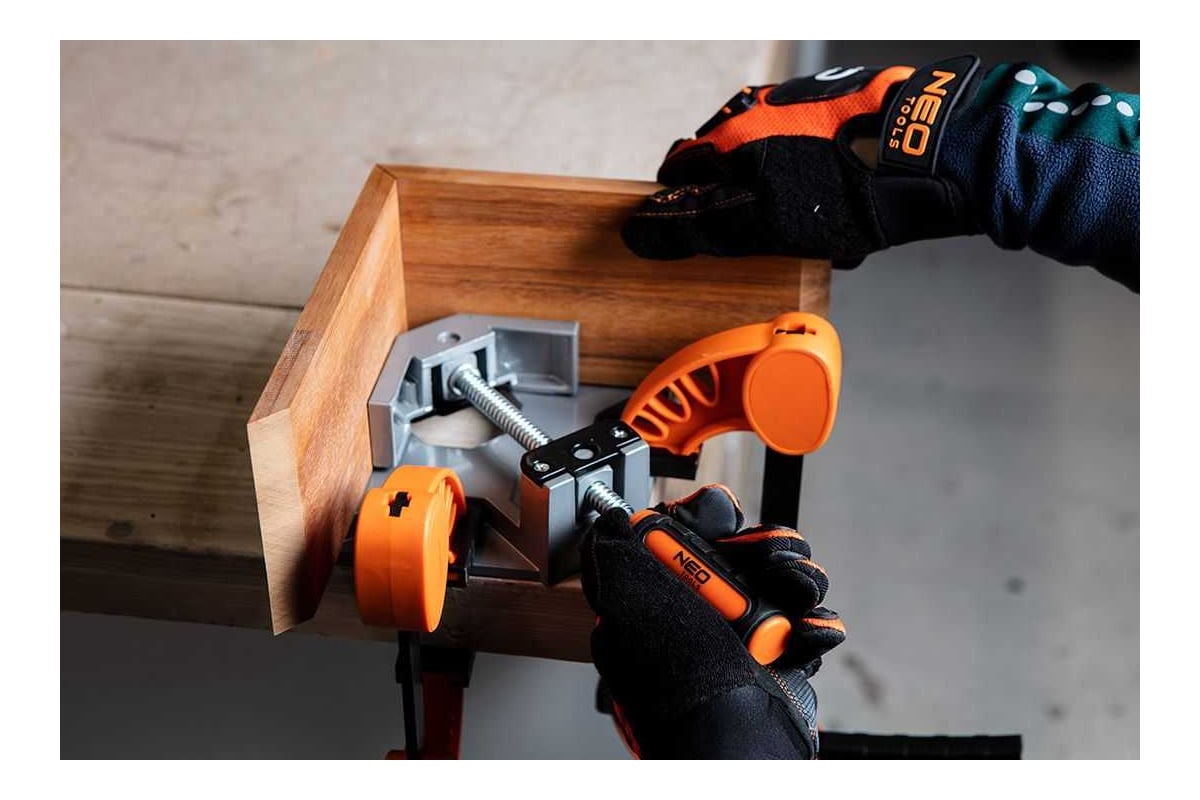 Угловой зажим Neo Tools 45-490