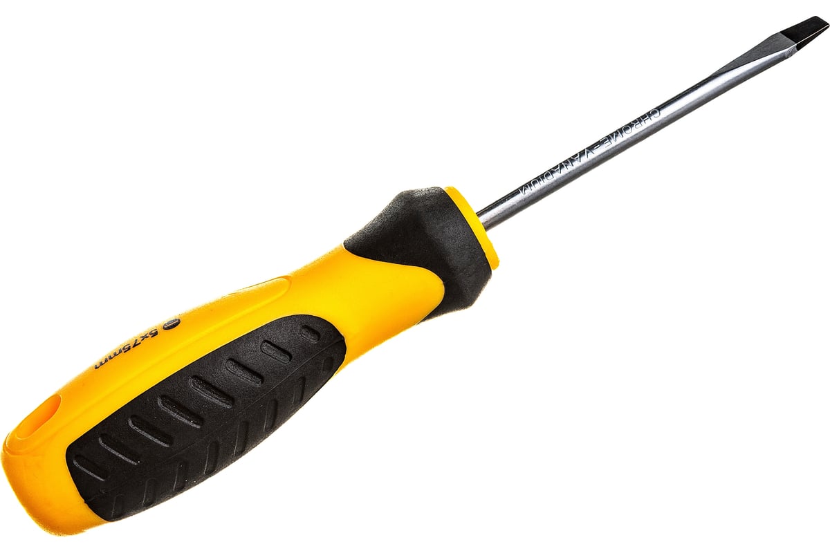 Шлицевая отвертка SITOMO SL 5х75, 170 мм, CrV SIT 856482