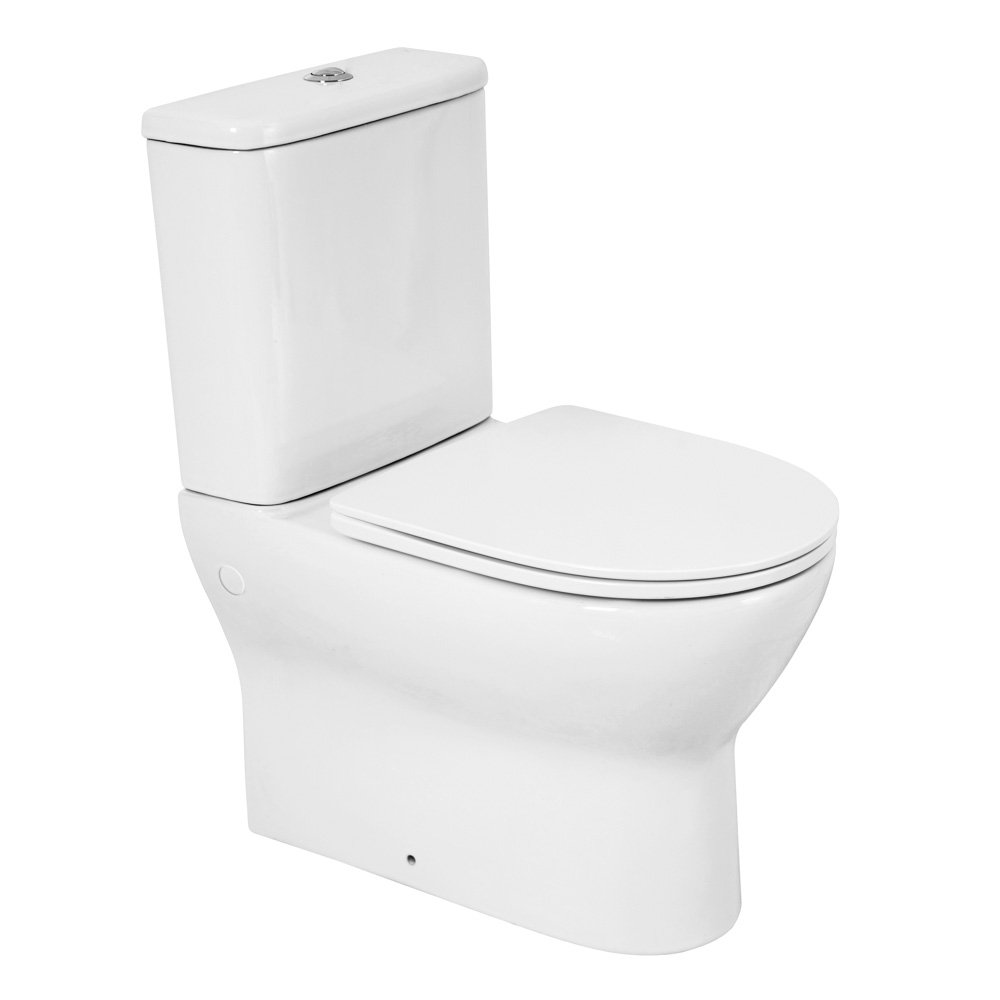 Унитаз-компакт BelBagno Energia BB8134CPR/SC/BB8134T безободковый с сиденьем