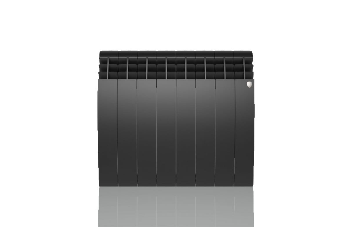 Радиатор Royal Thermo Biliner Alum 500 Noir Sable 8 секций НС-1250270