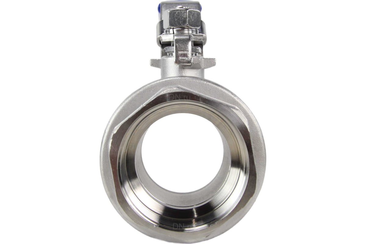 Кран DN.ru КШМП.316.230-ISO Ду15 Ру63 SS316 резьбовой с ISO фланцем D160-05351
