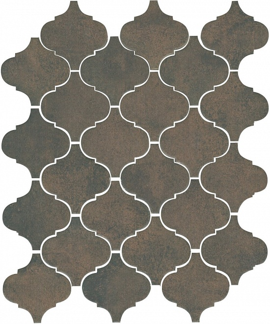 Керамическая плитка Kerama Marazzi Арабески котто коричневый 26х30 см, 65004