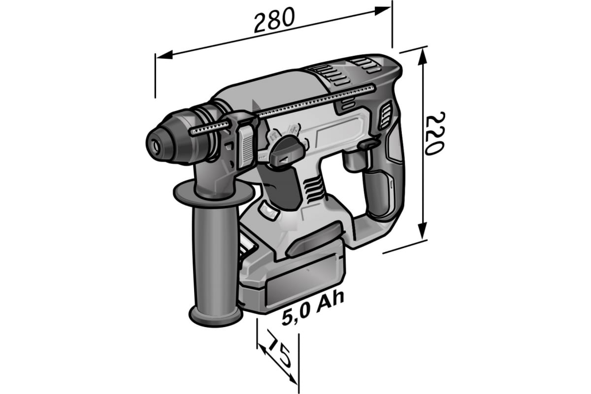 Комбинированный аккумуляторный перфоратор Flex CHE 18.0-EC C 491284