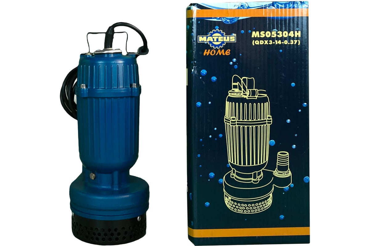Погружной насос Mateus QDX3-14-0.37 Home MS05304H