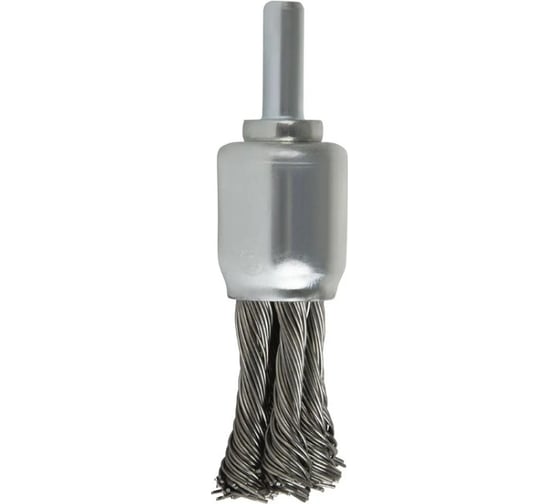 Щетка кистевая витая с хвостовиком 12 мм, проволока - INOX 0.50 мм DeBever DB80163398