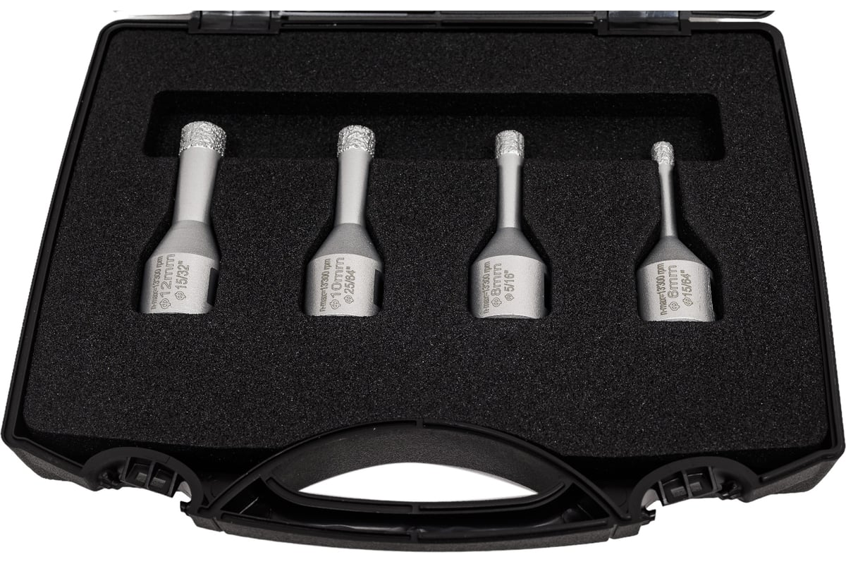 Набор алмазных коронок Dry Speed для УШМ (6-12 мм; М14) Bosch 2607017579