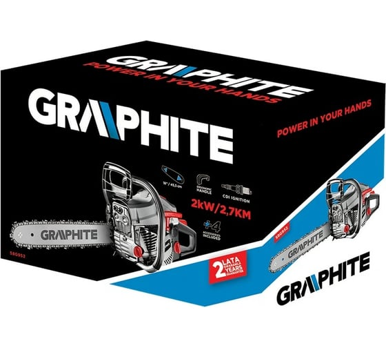 Цепная бензиновая пила Graphite 58G952