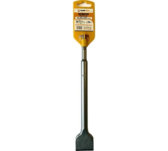 Зубило SDS-plus 14x250x40 мм Стройштуки УТ-00032533