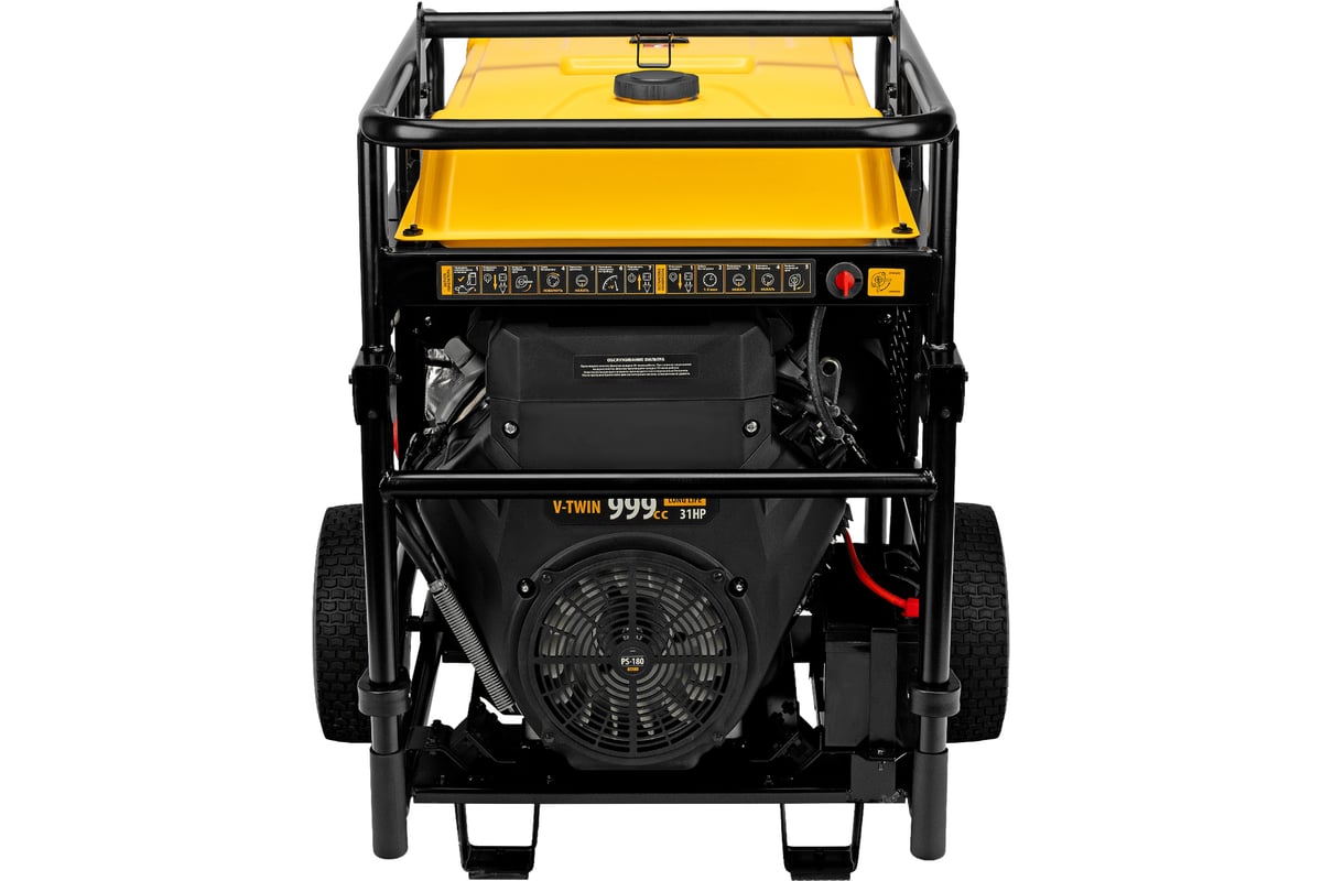 Бензиновый генератор Denzel PS-180EAD-3 18 кВт, 230/400 В, 65 л, разъём ATS, переключение режима, электростартер 946994