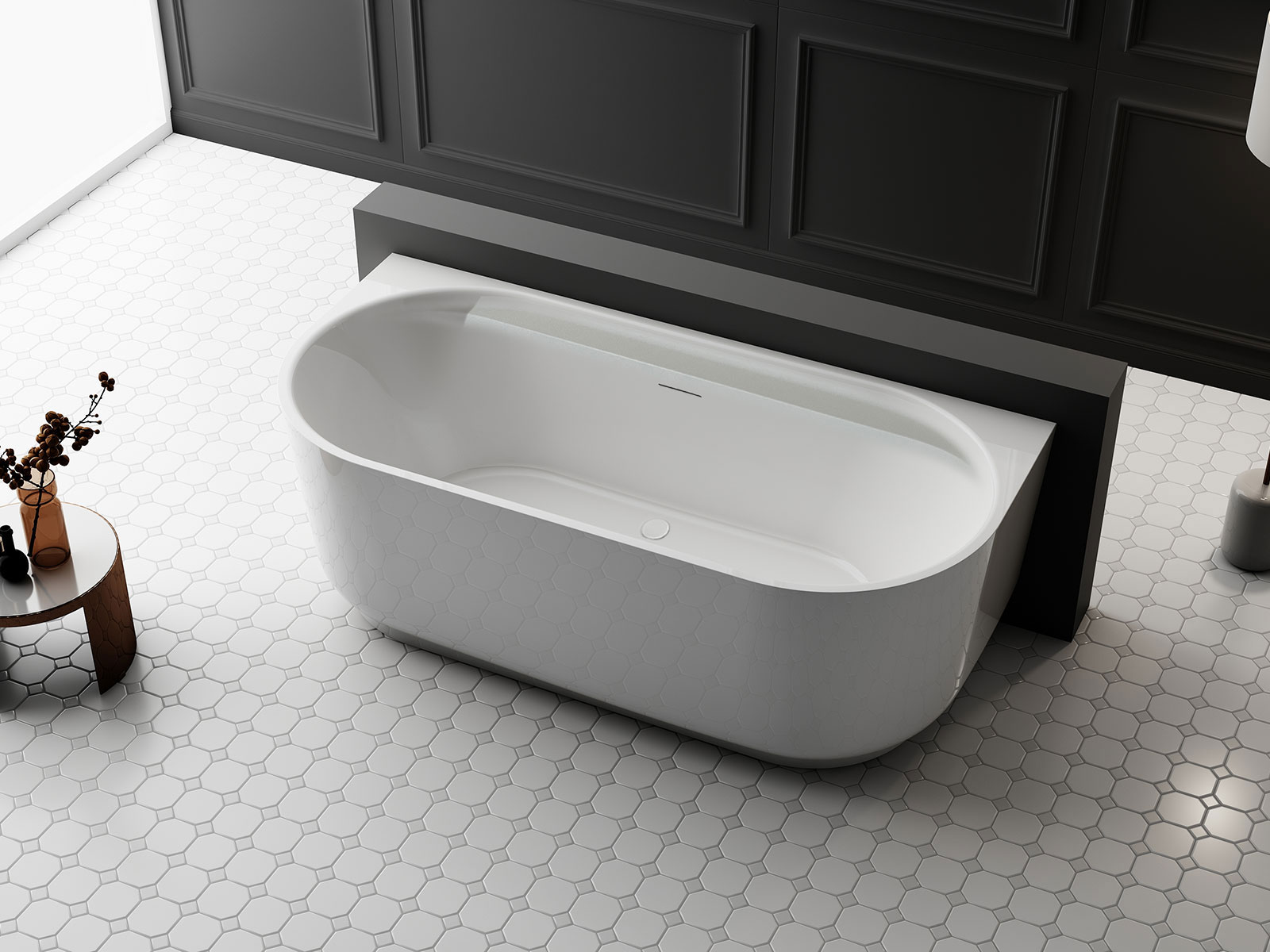Акриловая ванна Vincea VBT-621B 170x80 белый