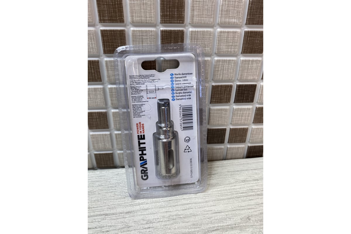 Сверло по керамической плитке 18 мм Graphite 57H285