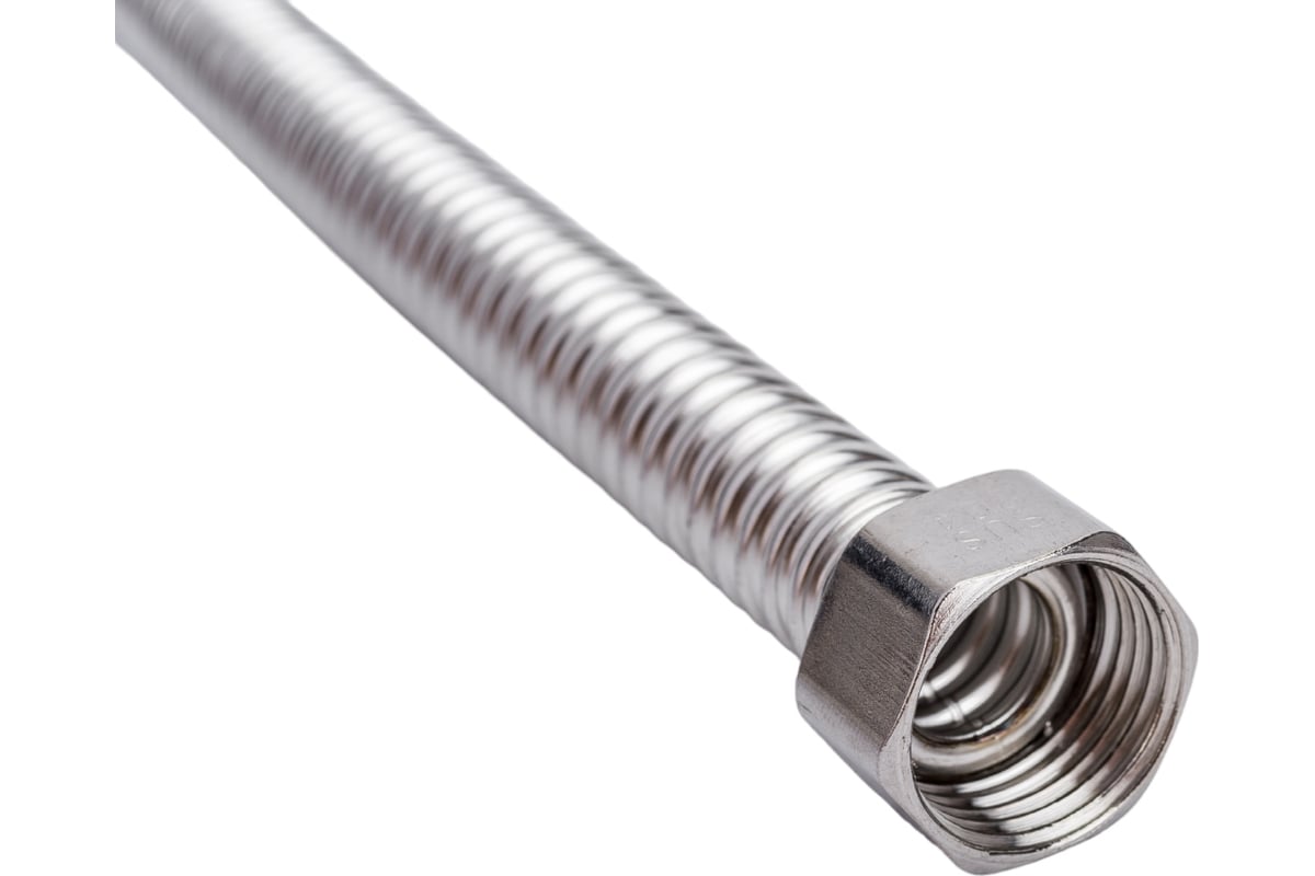 Гибкая сильфонная подводка Kopfgescheit из нержавеющей стали 1/2", 50 см KR-A304.50