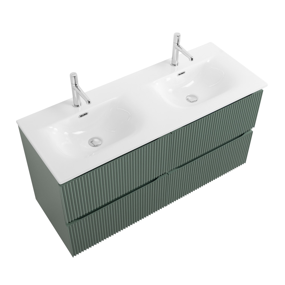 Тумба с раковиной BelBagno Uno 120 см, 4 ящика, Еловый матовый