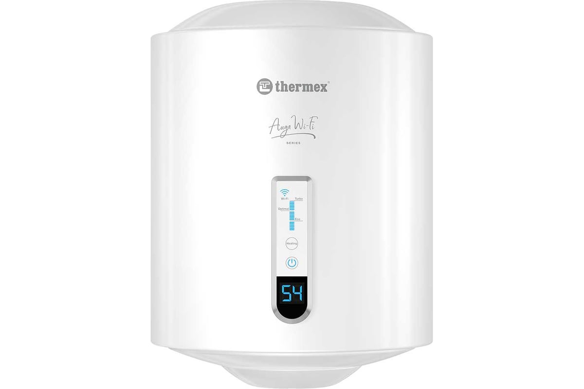 Водонагреватель аккумуляционный электрический бытовой Thermex Auga 30 V Slim Wi-Fi ЭдЭБ04919