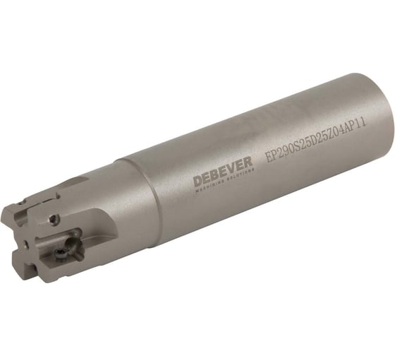 Фреза концевая D=25 мм, dхв=25 мм, 90°, 4 кромки Debever Machining Solutions DB-S-EP290S25D25Z04AP11