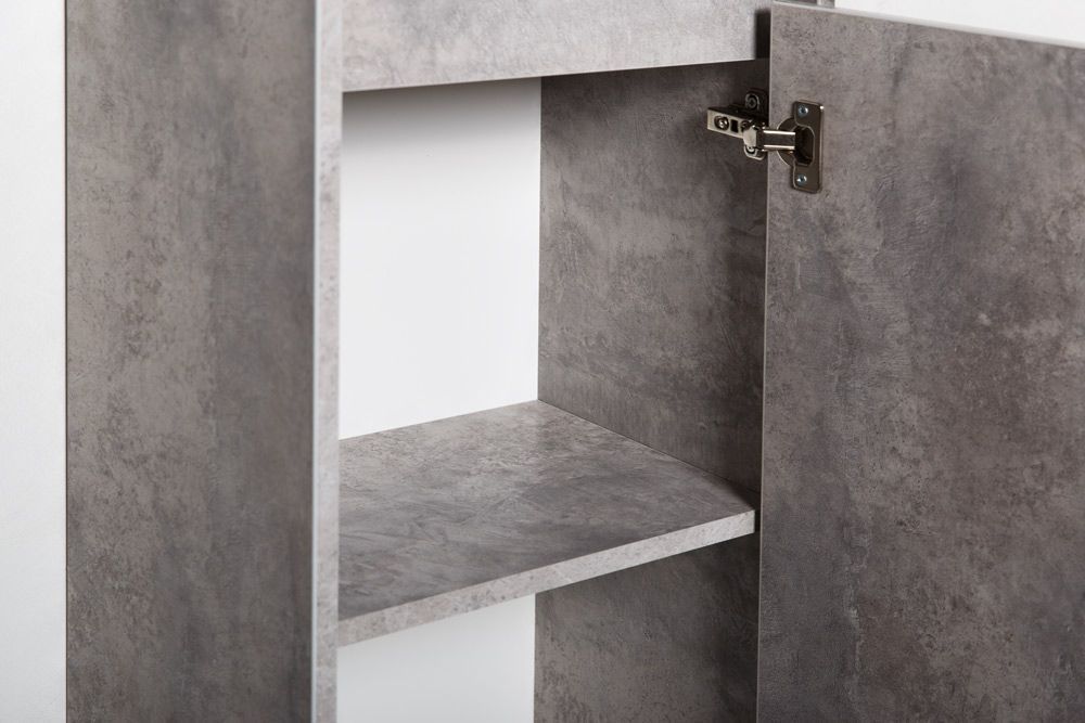Мебель для ванной Art&Max Family 90 см напольная Cemento Veneto