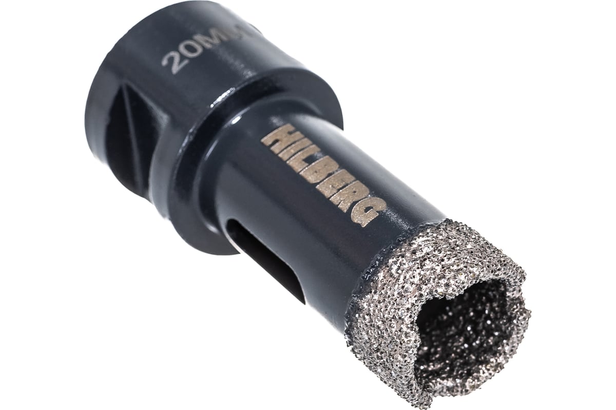 Коронка алмазная по керамике и керамограниту Super Hard (20 мм; M14) Hilberg HH620