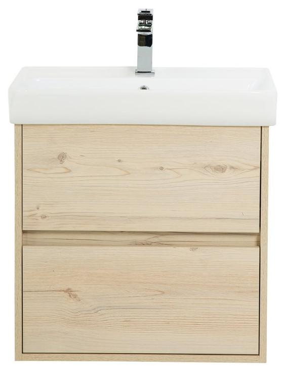 Тумба с раковиной BelBagno Neon 50 см, 2 ящика