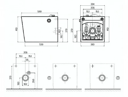 Унитаз моноблок Lemark Swiss Aqua Technologies SATOFSHFS2 OptimFlush безободковый, микролифт