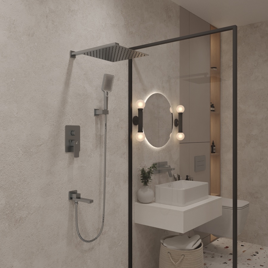 Душевой набор Oliveeka D-Line OL-939003-CR хром