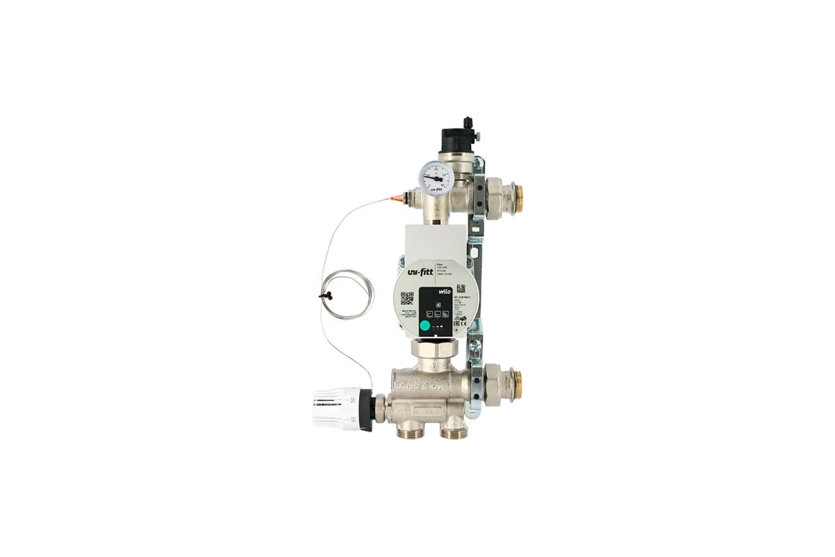 Насосно-смесительная группа Uni-Fitt SOLOMIX 1", с насосом Wilo PARA RS 25/6-130 471E1200