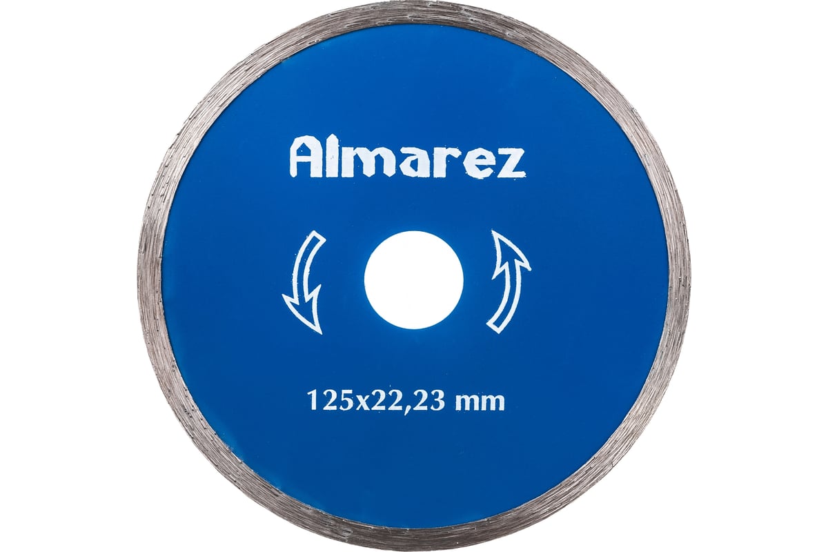 Диск отрезной алмазный Керамика тонкий (125х1.2х22.23 мм) Almarez 302125