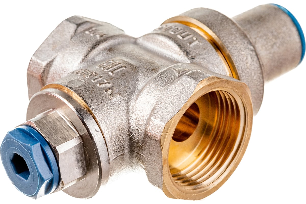 Редуктор давления STOUT PN16, вн/вн 3/4", с выходом под манометр SVS-1010-000020 RG008UB79E4GJ0