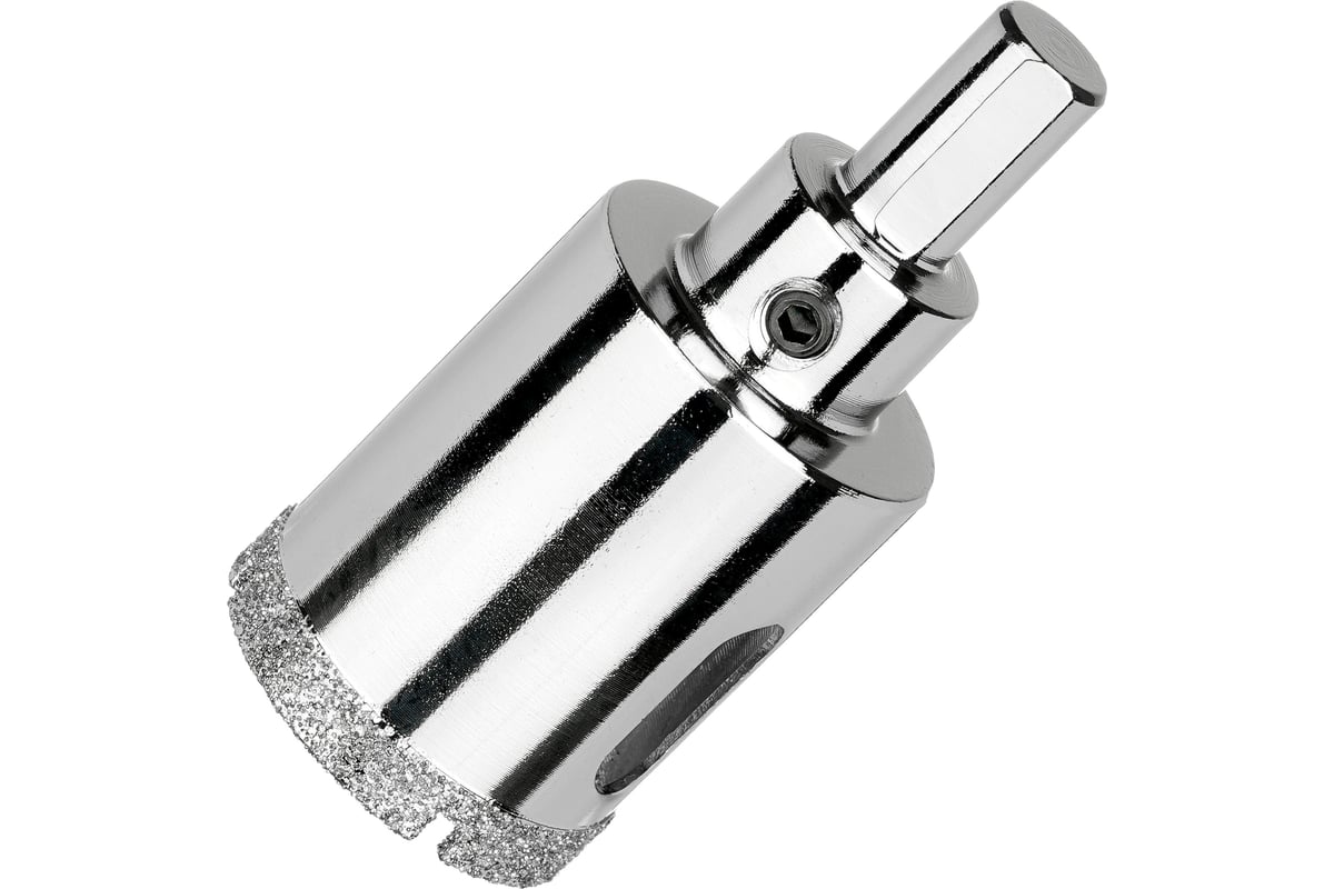 Коронка алмазная по керамограниту и керамике с центрирующим сверлом 32 мм Diamond Industrial DIDCSC032