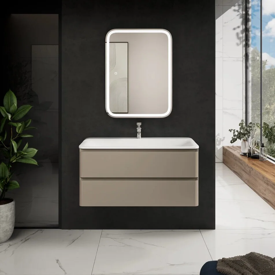 Тумба с раковиной AQUAme S4 100 см