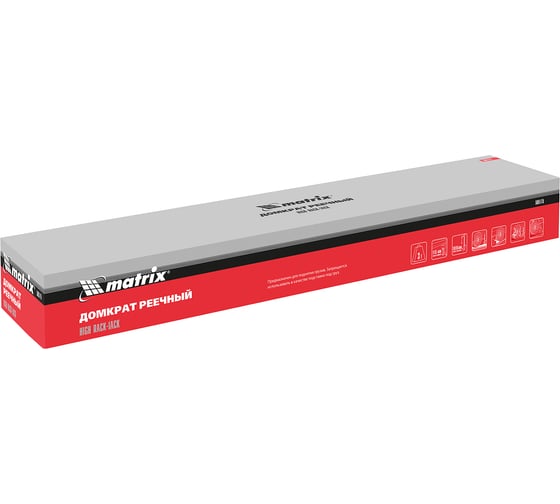 Реечный домкрат Matrix 3 т, h подъема 154-1070 мм High Jack 505175